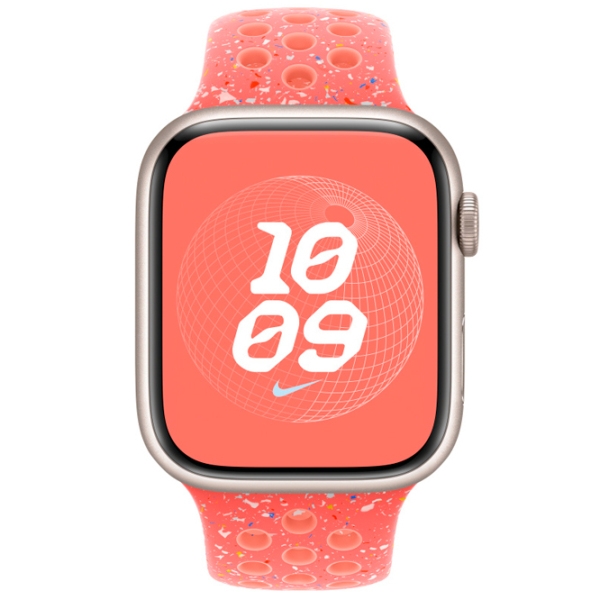 Ремень Apple Apple Watch 9 Nike Sport Band Rose Magic Ember Фторэластомер , 45 мм photo 3