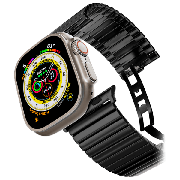Ремень Apple Watch SE Stainless Steel Черный Нержавеющая сталь, 42, 44, 45, 49 мм photo 1