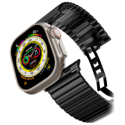 Curelușă Apple Watch SE Stainless Steel Black Oțel inoxidabil, 42, 44, 45, 49 mm