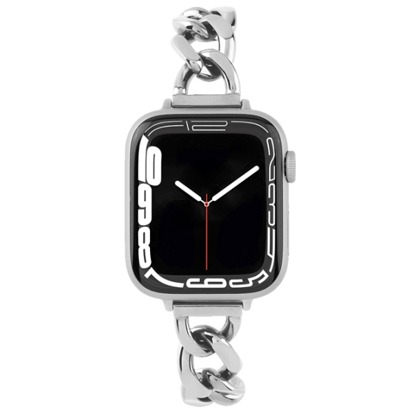Curelușă Apple Watch Ultra 2 Chain Bracelet Silver Oțel inoxidabil, 38, 40, 41 mm photo 2