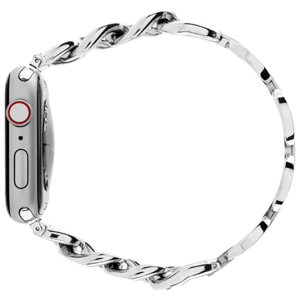 Curelușă Apple Watch Ultra 2 Chain Bracelet Silver Oțel inoxidabil, 38, 40, 41 mm photo 3