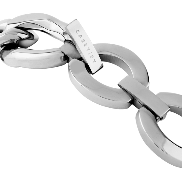 Curelușă Apple Watch Ultra 2 Chain Bracelet Silver Oțel inoxidabil, 38, 40, 41 mm photo 4