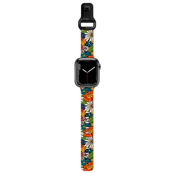 Ремень Apple Watch Ultra 2 Impact Band 70s Retro Floral Черный Разноцветный , 38, 40, 41 мм photo 2