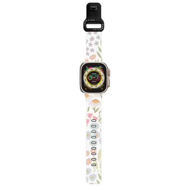 Ремень Apple Watch Ultra 2 Impact Band Eleanor by Ivory Paper Co Черный Разноцветный , 42, 44, 45, 49 мм photo 2