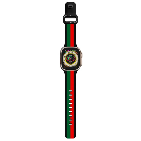 Ремень Apple Watch Ultra 2 Impact Band Chic Stripe 1 Черный Разноцветный , 42, 44, 45, 49 мм photo 2