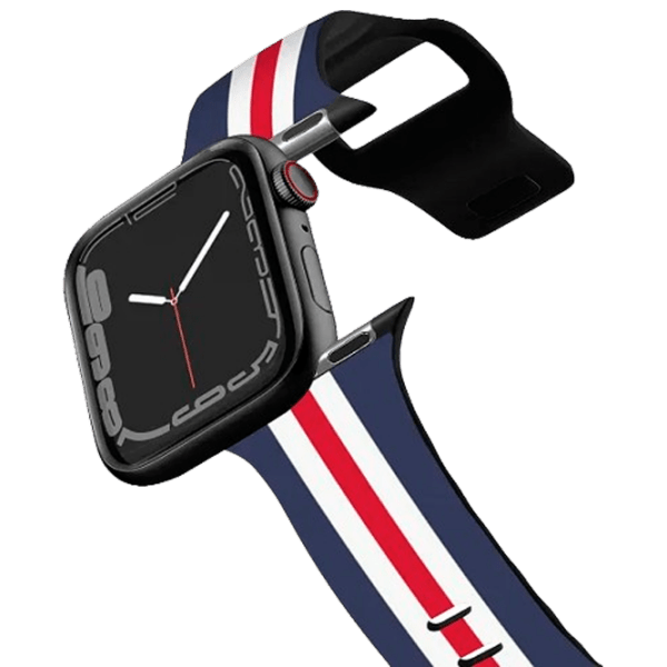 Curelușă Apple Watch Ultra 2 Impact Band Classic England (Red) Black Multicolor , 42, 44, 45, 49 mm photo 1
