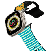 Curelușă Apple Watch Ultra 2 Impact Band There are plenty of fish in the sea but you're the only one for me, Black Black Multicolor , 38, 40, 41 mm