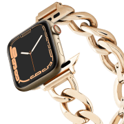 Curelușă Apple Watch Ultra 2 Chain Bracelet Gold Oțel inoxidabil, 38, 40, 41 mm