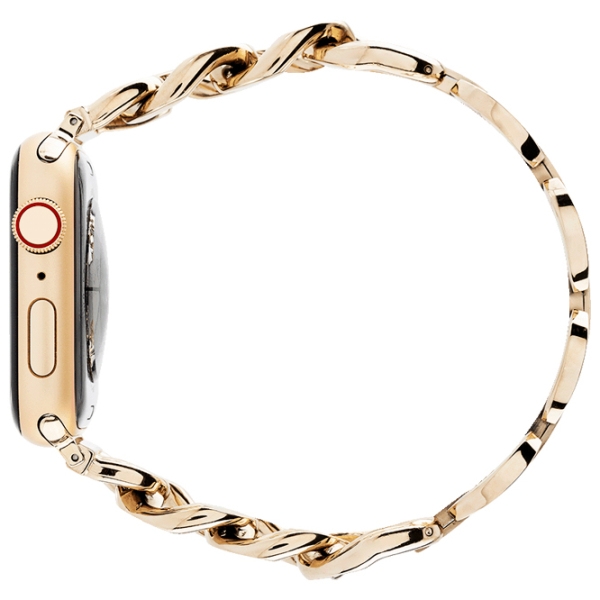 Curelușă Apple Watch Ultra 2 Chain Bracelet Gold Oțel inoxidabil, 38, 40, 41 mm photo 3