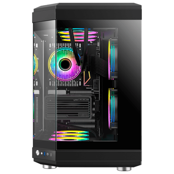 Carcasă Gamemax HYPE Black micro ATX photo 5