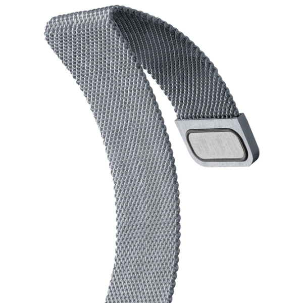 Curelușă Apple Watch 7 Milanese Loop Silver Oțel inoxidabil, 42, 44, 45, 49 mm photo 3