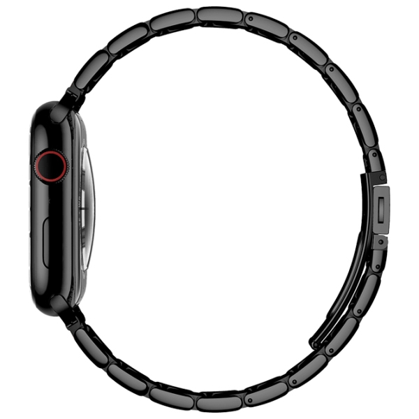 Curelușă Apple Watch Ultra 2 Stainless Steel 3-Link Band Black Oțel inoxidabil, 42, 44, 45, 49 mm photo 3