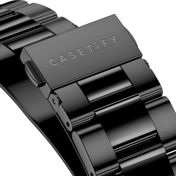 Curelușă Apple Watch Ultra 2 Stainless Steel 3-Link Band Black Oțel inoxidabil, 42, 44, 45, 49 mm photo 4