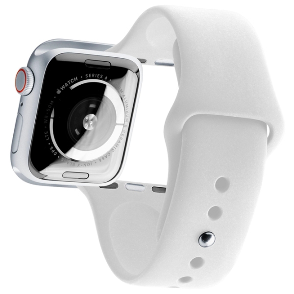 Curelușă Apple Watch 2 Urban Band White Silicon, 42, 44, 45, 49 mm photo 2