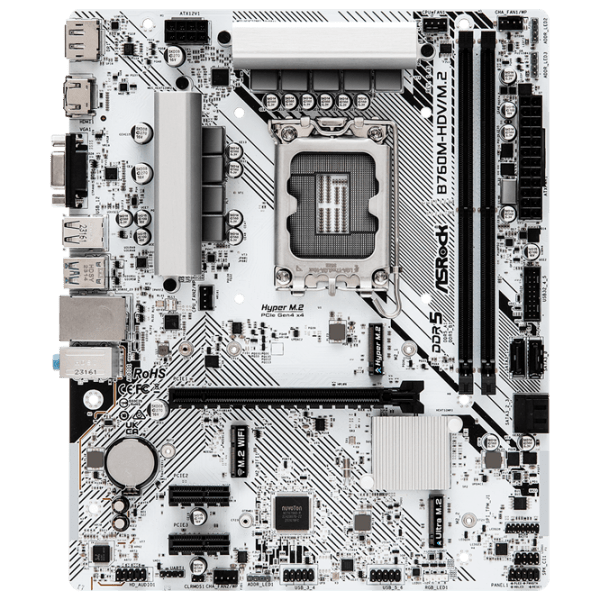 Материнская плата ASRock B760M-HDV/ M.2 mATX  photo 1