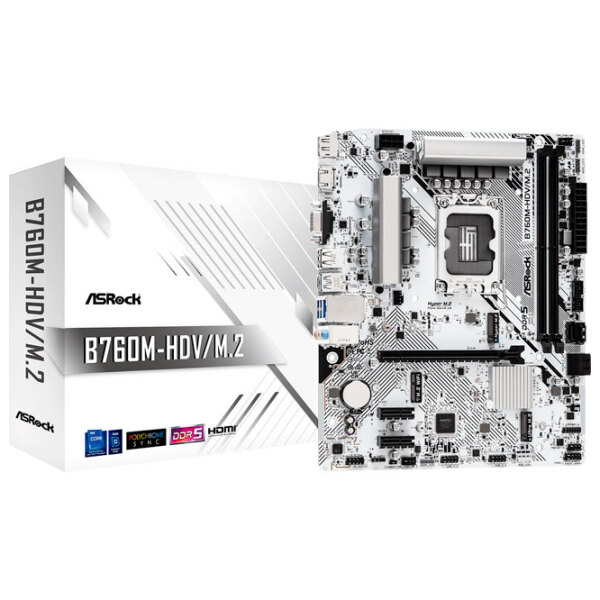 Материнская плата ASRock B760M-HDV/ M.2 mATX  photo 5