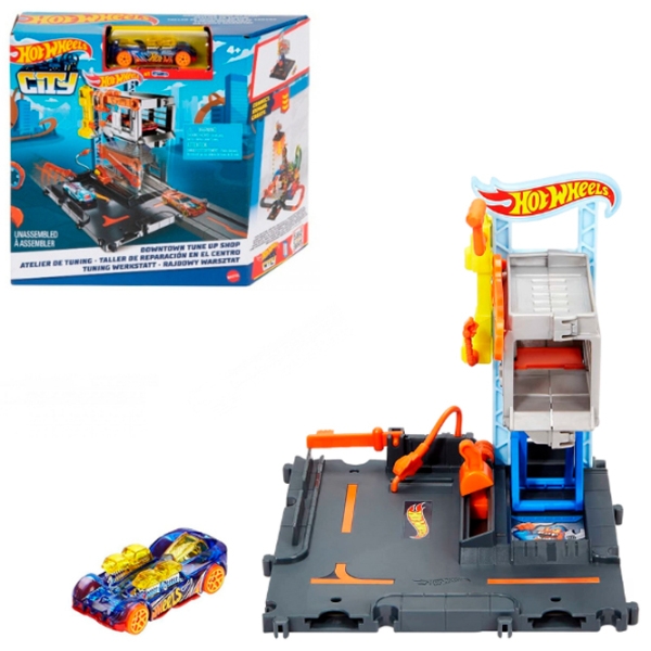 Ремонтная станция Hot Wheels City Downtown HDR25 Разноцветный  photo 4