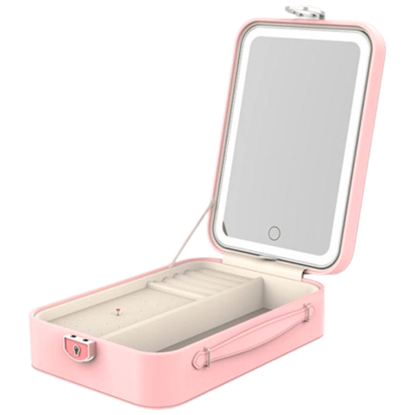 Oglindă de machiaj LED Mirror SM328-SL Pink  photo 1