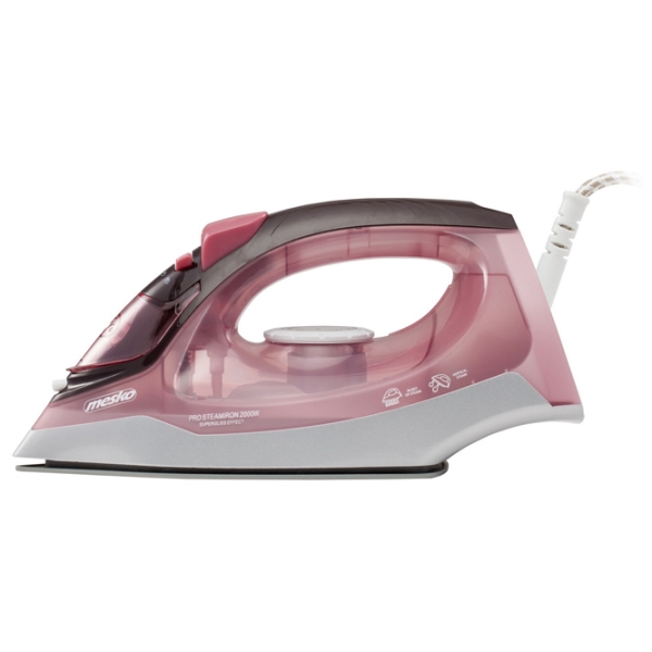 Утюг Mesko MS 5028 Розовый 2200 Вт, 35 г/мин, , Металл photo 2