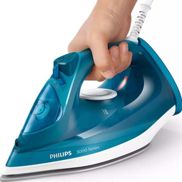 Fier de călcat Philips DST3040/ 70 Blue 2600 W, 40 g/ min, 0.3 l, Ceramică photo 4
