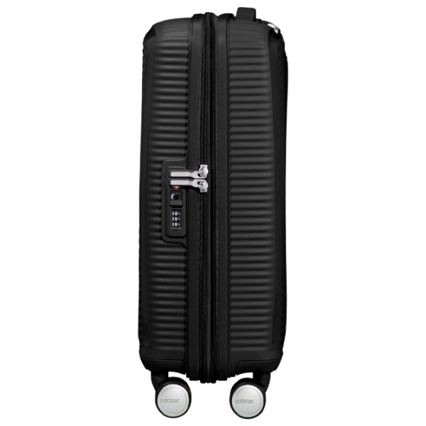Чемодан American Tourister Soundbox Spinner Expandable Черный Bass 35.5л   photo 4