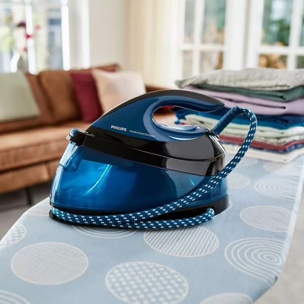 Утюг Philips GC7846/ 80 Синий 2400 Вт, 120 г/ мин, 1.5 л, Керамика photo 4