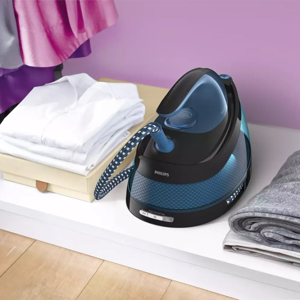 Утюг Philips GC7846/ 80 Синий 2400 Вт, 120 г/ мин, 1.5 л, Керамика photo 5