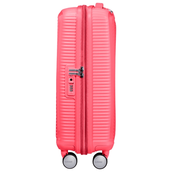 Чемодан American Tourister Soundbox Spinner Expandable Кораловый Sun Kissed 35.5л   photo 4