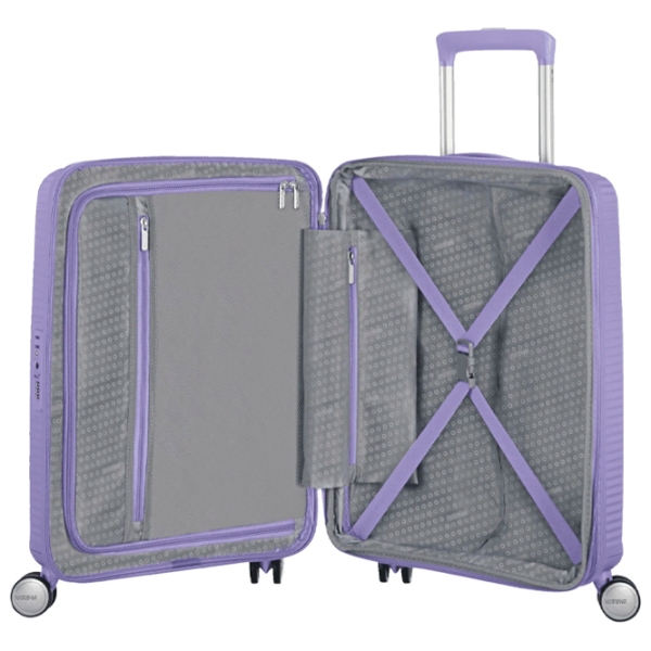 Чемодан American Tourister Soundbox Spinner Expandable Лаванда 35.5л   photo 6