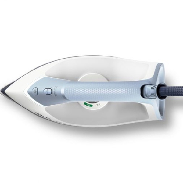 Fier de călcat Philips PSG3000/ 20 Blue 2400 W, 120 g/ min, 1.4 l, Ceramică photo 4