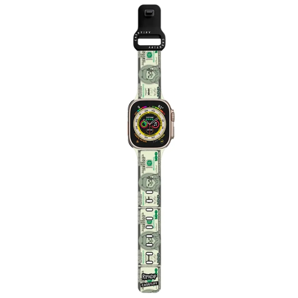 Curelușă Apple Watch Impact Band Moneybag Black Green , 42, 44, 45, 49 mm photo 2