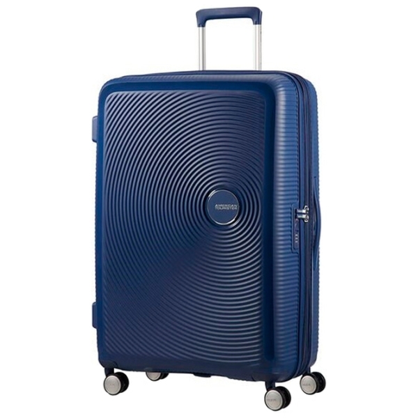 Чемодан American Tourister Soundbox Spinner Expandable Синий Темный 97л   photo 1