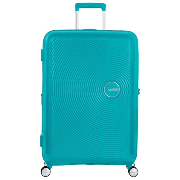 Чемодан American Tourister Soundbox Spinner Expandable Аквамариновый Tonic 97л   photo 3