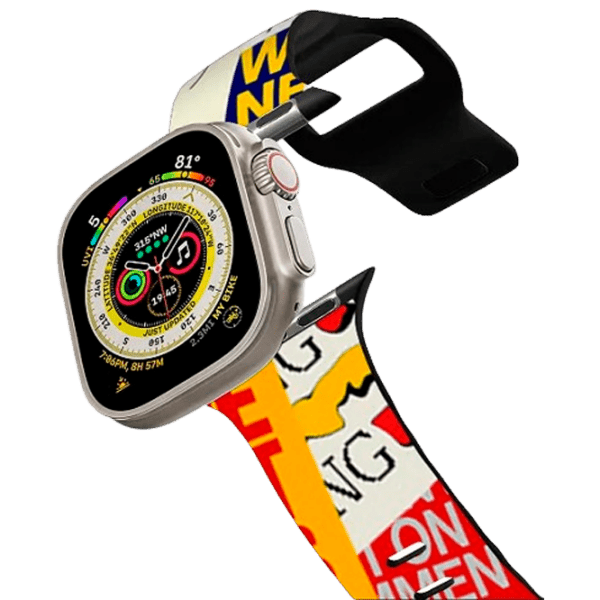 Curelușă Apple Watch Ultra 2 Impact Band Collage Multicolor Black Pellets, 42, 44, 45, 49 mm photo 1
