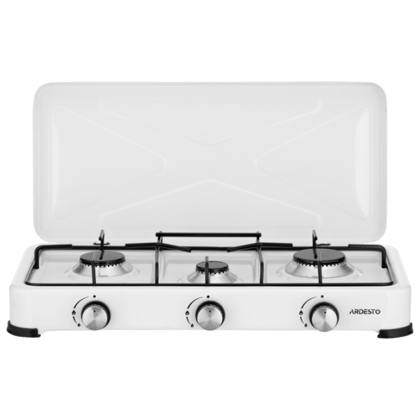 Ardesto GTC-NS3013W White Pe gaz, Oțel emailat photo 1