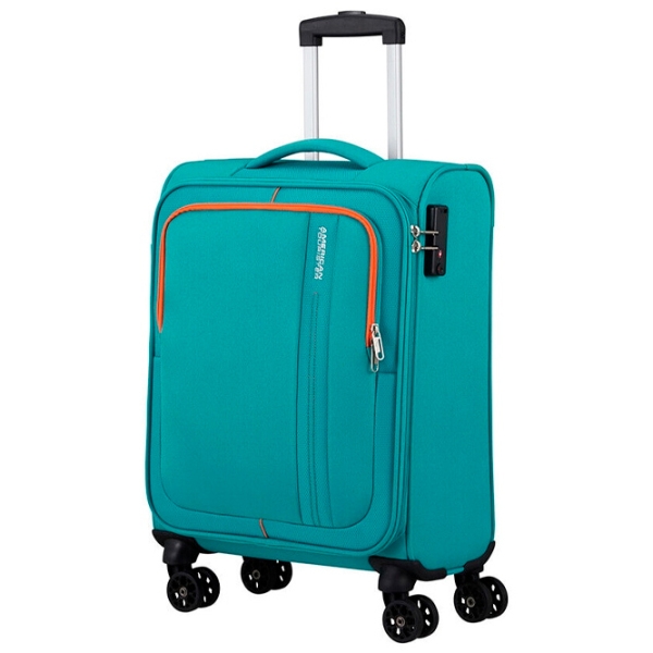Чемодан American Tourister Sea Seeker Зеленый Aqua 36л   photo 1