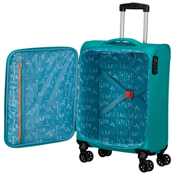 Чемодан American Tourister Sea Seeker Зеленый Aqua 36л   photo 6