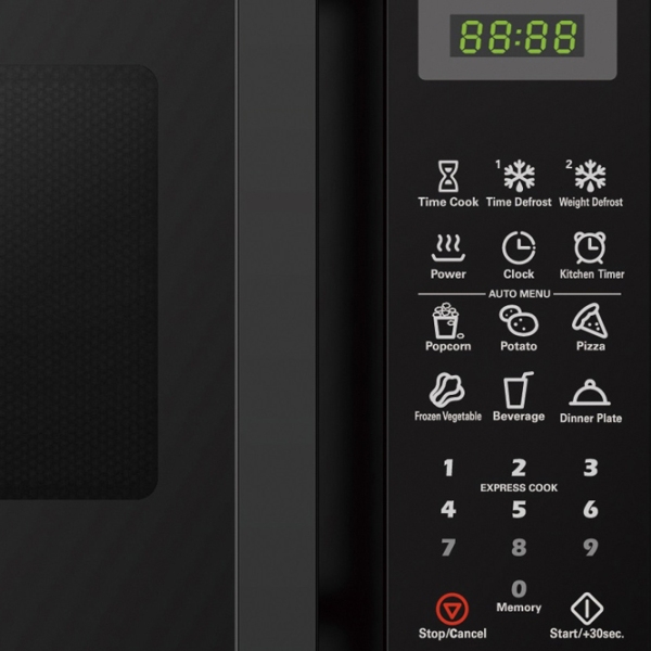 Cuptor cu microunde Berk BM7200TCB Black Solo, 20l, 700 W photo 2