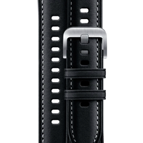 Ремень Samsung Galaxy Watch 3 Ridge Stitch Leather Band Черный Кожа, 45 мм photo 3