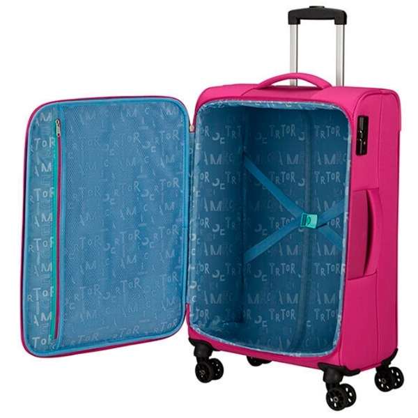 Чемодан American Tourister Sea Seeker Фуксия Deep 61л   photo 6