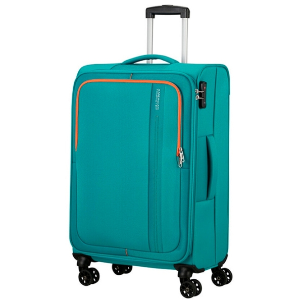 Чемодан American Tourister Sea Seeker Зелёный Aqua 61 л  photo 1