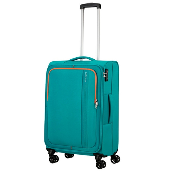 Чемодан American Tourister Sea Seeker Зелёный Aqua 61 л  photo 2