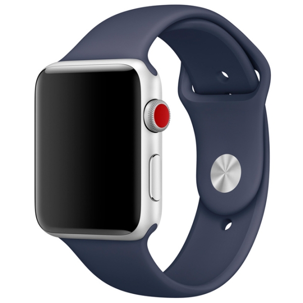 Ремень Apple Watch 2 Sport Band Синий Midnight Силикон, 42/ 44 мм photo 2
