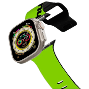 Curelușă Apple Watch Impact Band HUF Legendary Green Black Pellets, 42, 44, 45, 49 mm