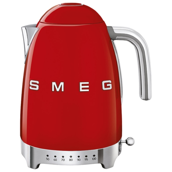 Электрочайник Smeg KLF04RDEU Красный 2400 Вт, 1.7 л, Внутреннее покрытие: Нержавеющая сталь photo 2