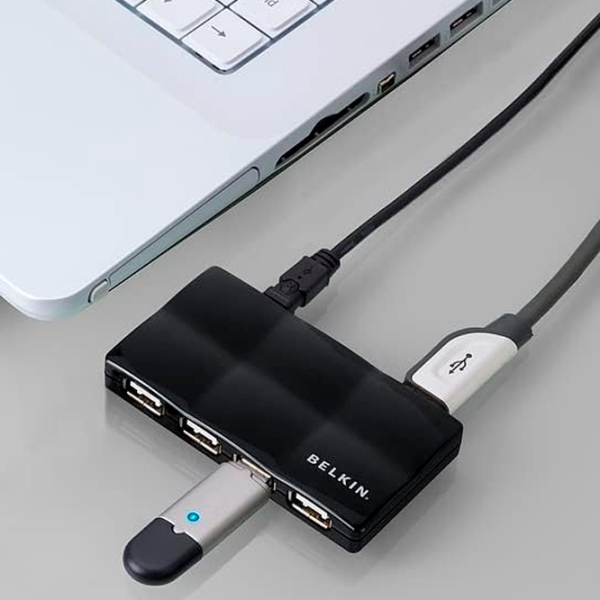 Адаптер Hub Belkin F5U701CWBLK Черный USB photo 4