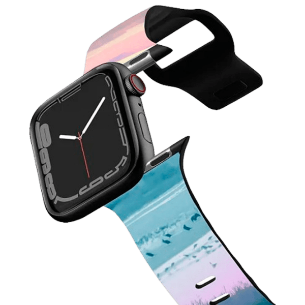 Curelușă Apple Watch Ultra 2 Impact Band Sunset Multicolor Black Pellets, 38, 40, 41 mm photo 1