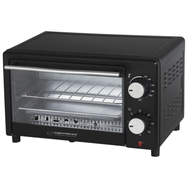 Cuptor electric Esperanza EKO007 Black 900 W, 10 l photo 1