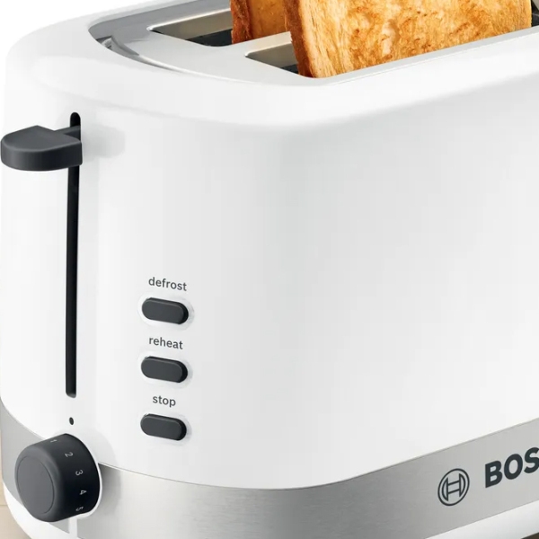 Toster Bosch TAT6A511 White 800 W, Numărul de grade de prăjire: 6 photo 2