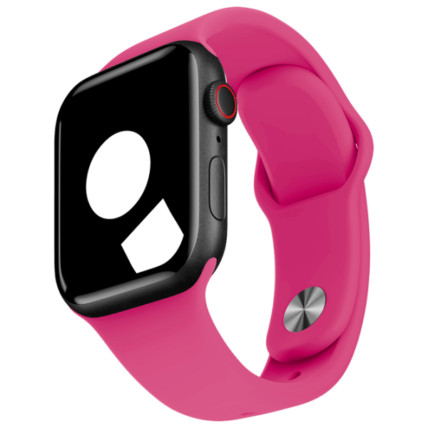 Ремень Apple Watch Dragon Fruit Sport Band Розовый Силикон, 44 mm photo 1